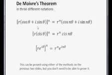Concept DeMoivre's Theorem