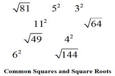 Concept Estimation of Square Roots