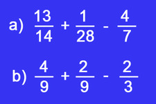 Concept Expression Evaluation with Different Denominators