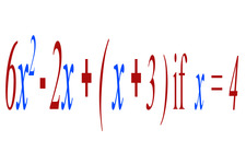 Concept Expression Evaluation with Powers and Grouping Symbols
