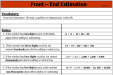 Concept Front-End Estimation
