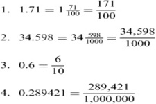 Concept Number Problems