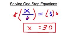 Concept One-Step Equations and Inverse Operations