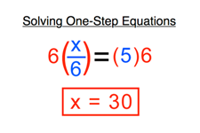 Concept One-Step Equations Transformed by Multiplication/Division