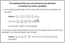 Concept Problem Solving Plan, Estimation with Decimals