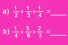 Concept Products of Three Fractions