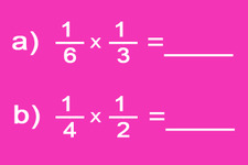 Concept Products of Two Fractions