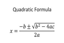 Concept Quadratic Formula