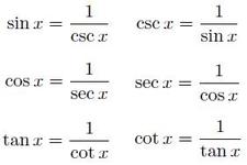 Concept Reciprocal Identities