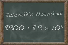 Concept Scientific Notation Values