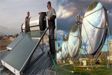 Concept Solar Energy on Earth