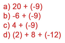 Concept Sums of Integers Using Absolute Value