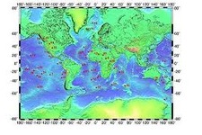 Concept Volcanoes at Hotspots